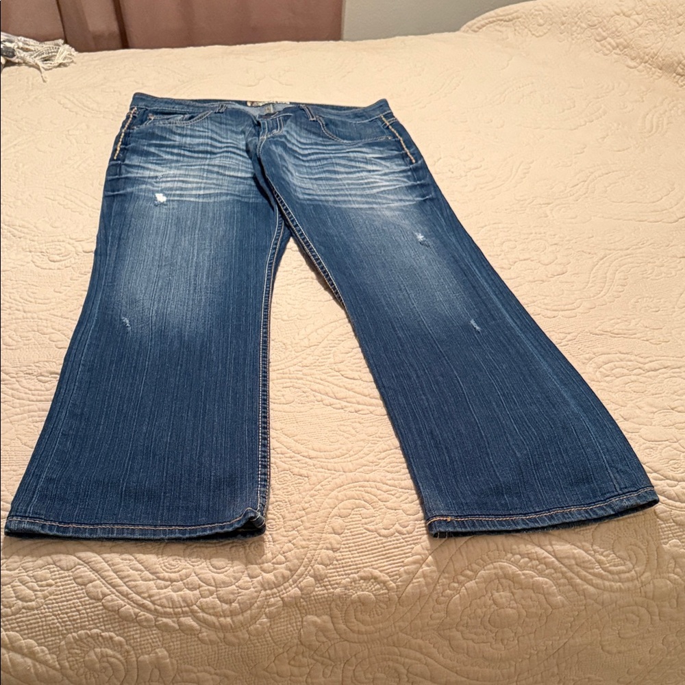 BKE TenleyJeans in Distressed Blue